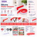 SSSN Silicone Water Stopper – Flexible Self-Adhesive Water Barrier Strip