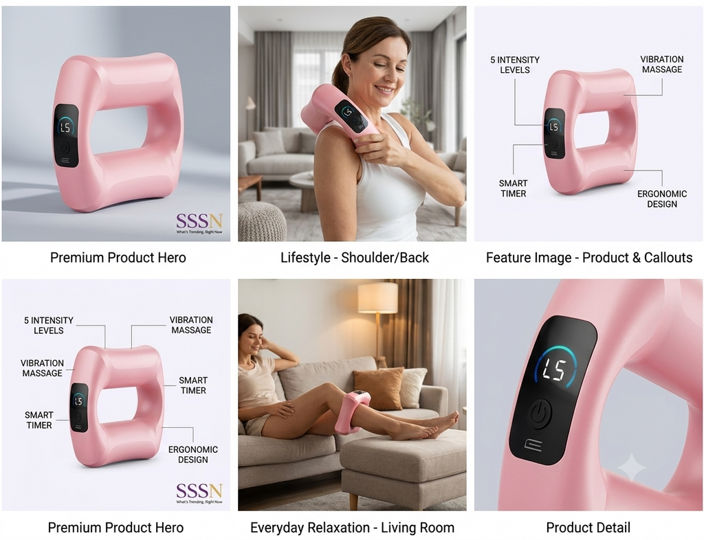 Multifunctional Full-Body Fascial Ring Massager. (Pack of 1)