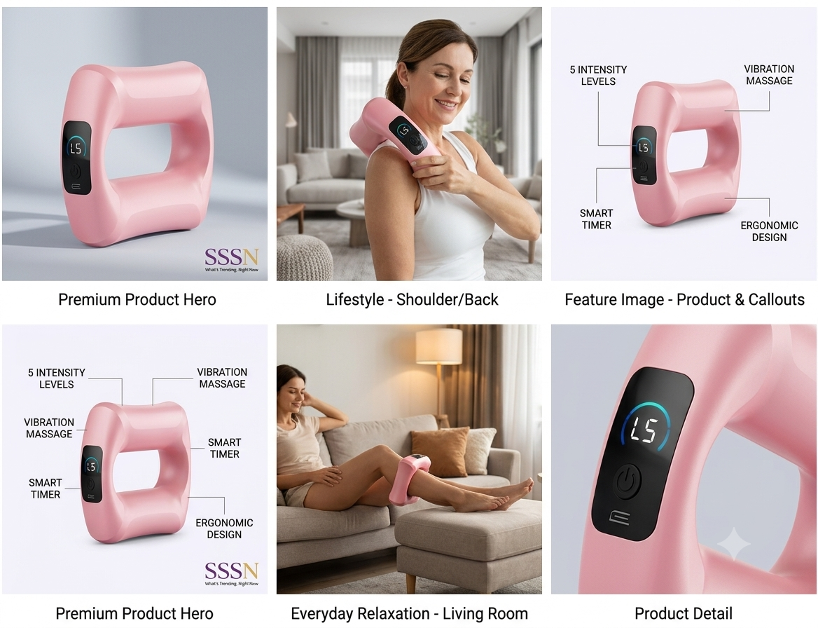 Multifunctional Full-Body Fascial Ring Massager. (Pack of 1)